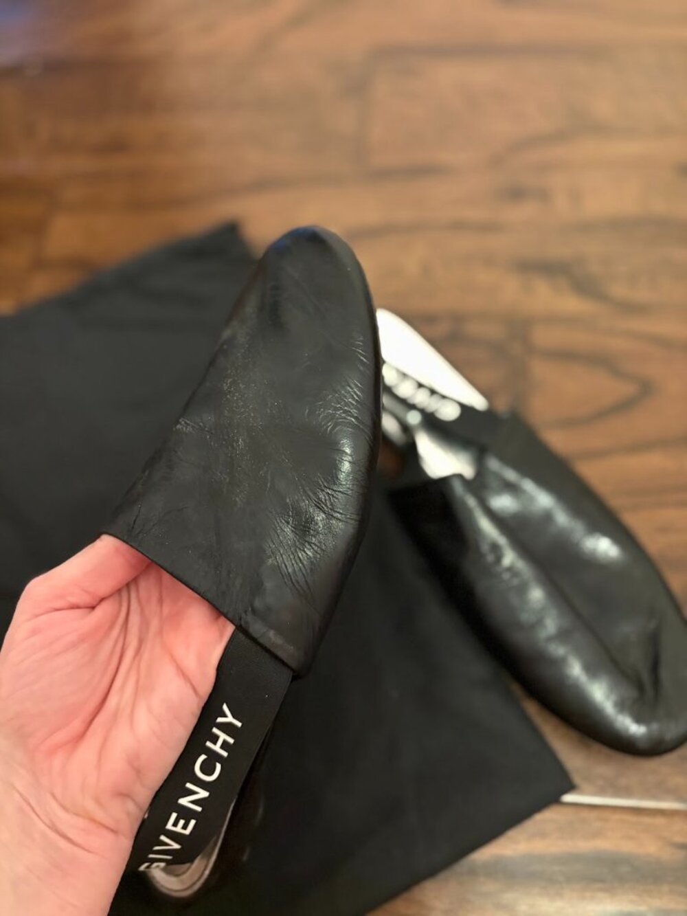 Givenchy Rivington Logo Slingback Flats - Picture 4 of 5